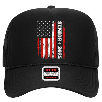 Graduation 2025 Design With Us Flag Senior Class 2025 Trucker Hat