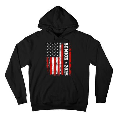 Graduation 2025 Design With Us Flag Senior Class 2025 Tall Hoodie