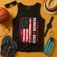 Graduation 2025 Design With Us Flag Senior Class 2025 Tank Top