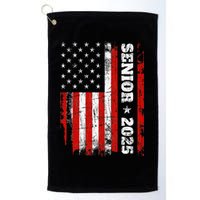 Graduation 2025 Design With Us Flag Senior Class 2025 Golf Towel
