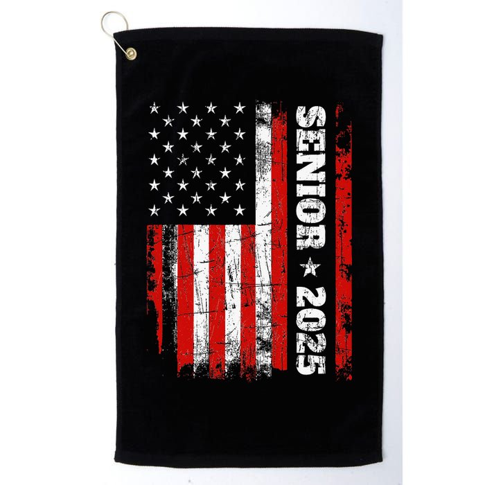 Graduation 2025 Design With Us Flag Senior Class 2025 Golf Towel
