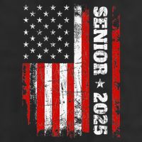 Graduation 2025 Design With Us Flag Senior Class 2025 Golf Towel