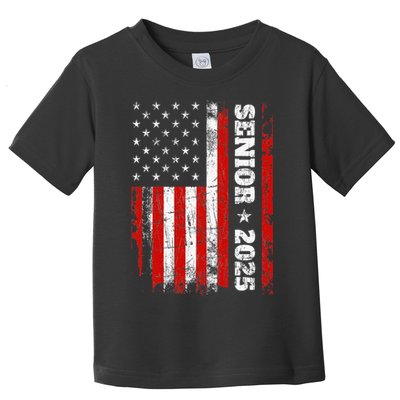 Graduation 2025 Design With Us Flag Senior Class 2025 Toddler T-Shirt