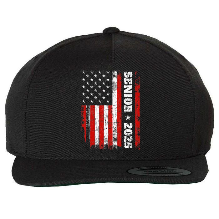Graduation 2025 Design With Us Flag Senior Class 2025 Wool Snapback Cap