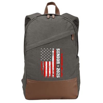 Graduation 2025 Design With Us Flag Senior Class 2025 Cotton Canvas Backpack