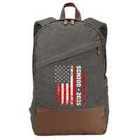 Graduation 2025 Design With Us Flag Senior Class 2025 Cotton Canvas Backpack