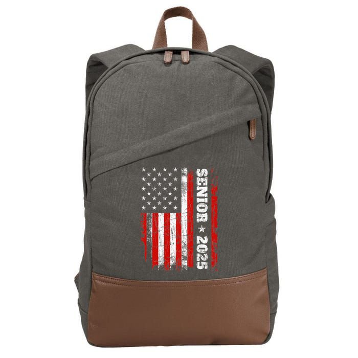 Graduation 2025 Design With Us Flag Senior Class 2025 Cotton Canvas Backpack