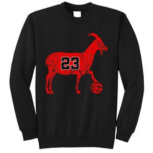 Goat 23 Funny Basketball Hoodie Sweatshirt