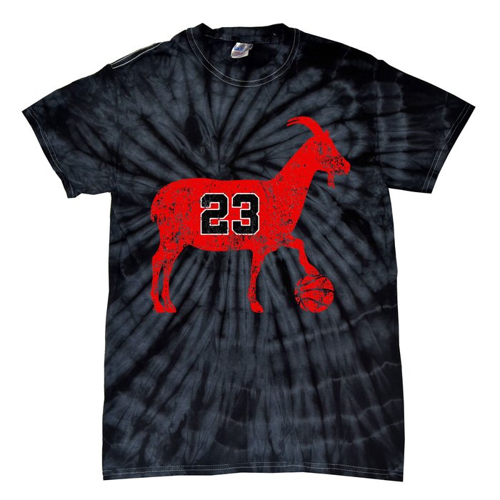 Goat 23 Funny Basketball Hoodie Tie-Dye T-Shirt