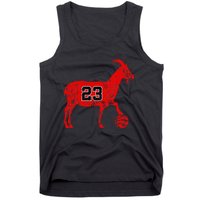 Goat 23 Funny Basketball Hoodie Tank Top