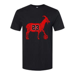 Goat 23 Funny Basketball Hoodie Softstyle CVC T-Shirt