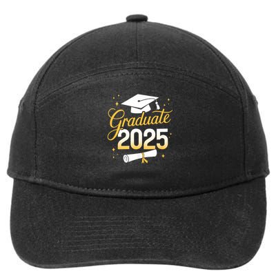 Graduate 2025 for class of 2025 graduation 7-Panel Snapback Hat