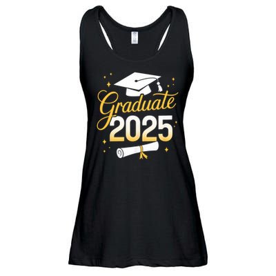 Graduate 2025 for class of 2025 graduation Ladies Essential Flowy Tank