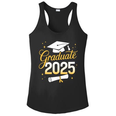 Graduate 2025 for class of 2025 graduation Ladies PosiCharge Competitor Racerback Tank