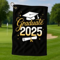 Graduate 2025 for class of 2025 graduation Golf Towel