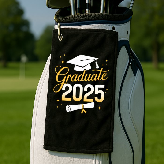 Graduate 2025 for class of 2025 graduation Golf Towel