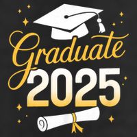 Graduate 2025 for class of 2025 graduation Golf Towel