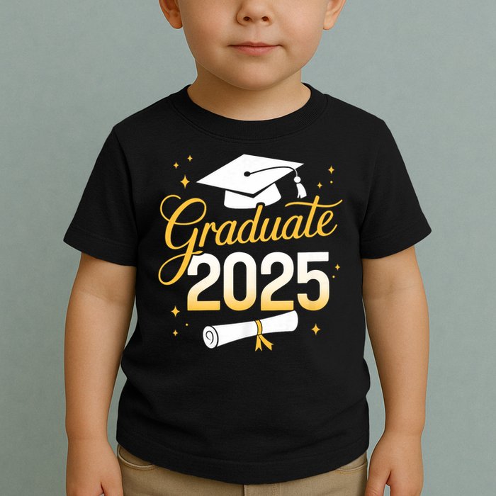 Graduate 2025 for class of 2025 graduation Toddler T-Shirt