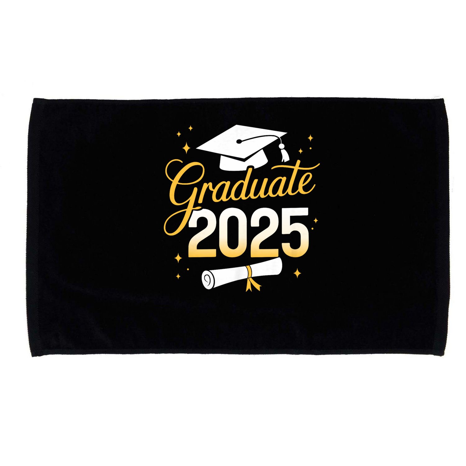 Graduate 2025 for class of 2025 graduation Microfiber Hand Towel