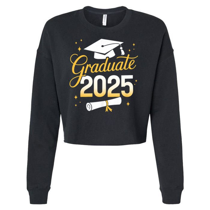 Graduate 2025 for class of 2025 graduation Cropped Pullover Crew