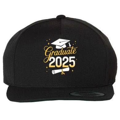 Graduate 2025 for class of 2025 graduation Wool Snapback Cap