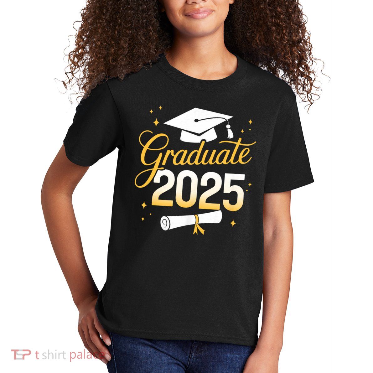 Graduate 2025 for class of 2025 graduation Kids T-Shirt