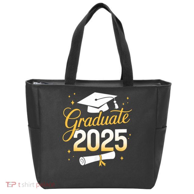 Graduate 2025 for class of 2025 graduation Zip Tote Bag
