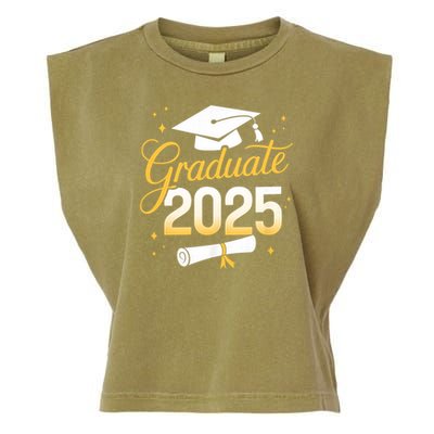 Graduate 2025 for class of 2025 graduation Garment-Dyed Women's Muscle Tee