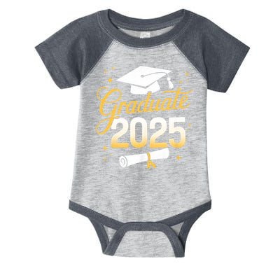 Graduate 2025 for class of 2025 graduation Infant Baby Jersey Bodysuit