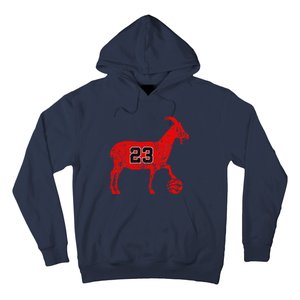 Goat 23 Funny Funny Basketball Hoodie