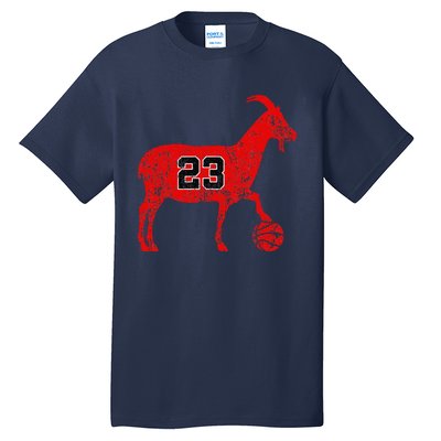 Goat 23 Funny Funny Basketball Tall T-Shirt