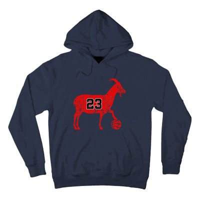 Goat 23 Funny Funny Basketball Tall Hoodie