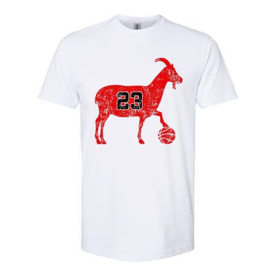 Goat 23 Funny Funny Basketball Softstyle® CVC T-Shirt