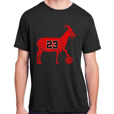 Goat 23 Funny Basketball Adult ChromaSoft Performance T-Shirt