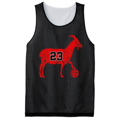 Goat 23 Funny Basketball Mesh Reversible Basketball Jersey Tank