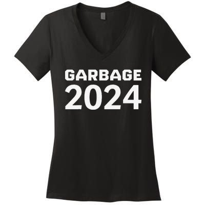 Garbage 2024 Women's V-Neck T-Shirt