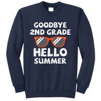 Goodbye 2nd Grade Hello Summer Sunglasses Last Day Of School Sweatshirt