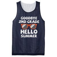 Goodbye 2nd Grade Hello Summer Sunglasses Last Day Of School Mesh Reversible Basketball Jersey Tank