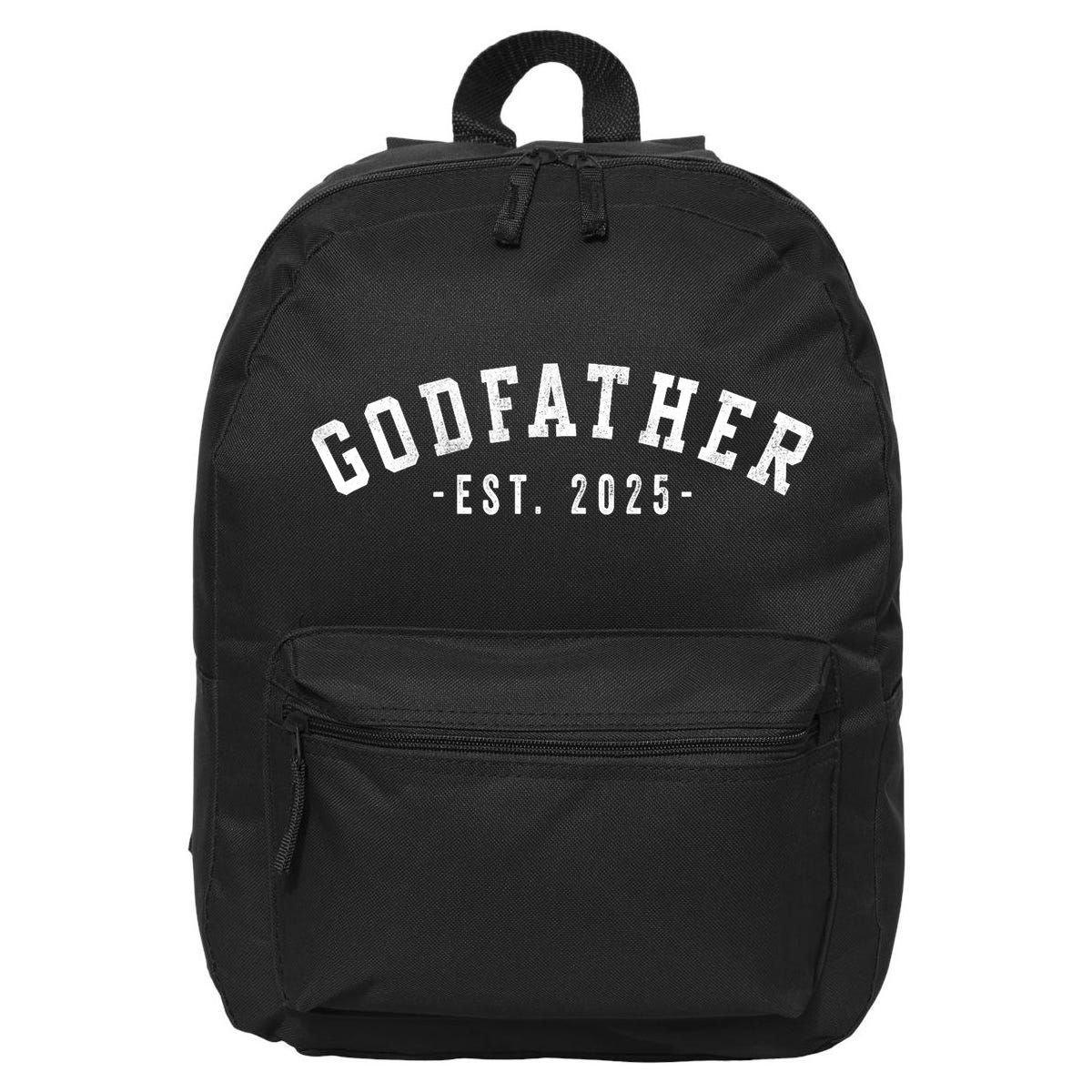 Godfather 2025 Godfather To Be Gifts Classic Bold Font 16 in Basic Backpack