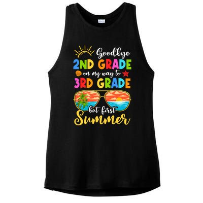 Goodbye 2nd Grade Graduation To 3rd Grade Hello Summer Funny Gift Ladies PosiCharge Tri-Blend Wicking Tank