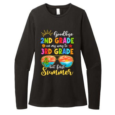 Goodbye 2nd Grade Graduation To 3rd Grade Hello Summer Funny Gift Womens CVC Long Sleeve Shirt