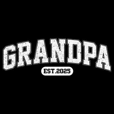 Grandpa 2025 Grandfather Est. 2025 Grandpa Est 2025 T-Shirt