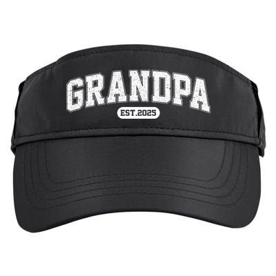 Grandpa 2025 Grandfather Est. 2025 Grandpa Est 2025 Adult Drive Performance Visor