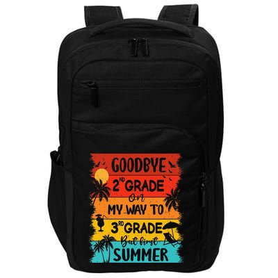 Goodbye 2nd Grade Hello Summer Last Day Of School Graduation Impact Tech Backpack