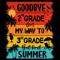 Goodbye 2nd Grade Hello Summer Last Day Of School Graduation Impact Tech Backpack