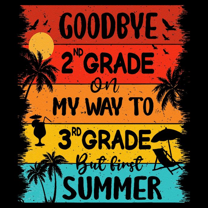 Goodbye 2nd Grade Hello Summer Last Day Of School Graduation Impact Tech Backpack