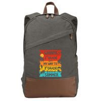 Goodbye 2nd Grade Hello Summer Last Day Of School Graduation Cotton Canvas Backpack