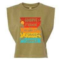 Goodbye 2nd Grade Hello Summer Last Day Of School Graduation Garment-Dyed Women's Muscle Tee