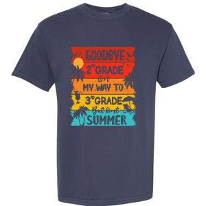 Goodbye 2nd Grade Hello Summer Last Day Of School Graduation Garment-Dyed Heavyweight T-Shirt