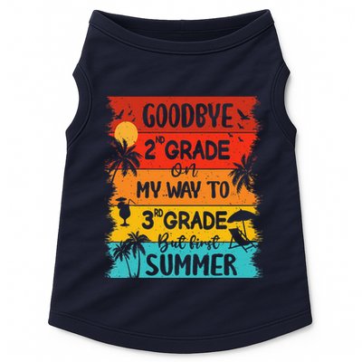 Goodbye 2nd Grade Hello Summer Last Day Of School Graduation Doggie Tank